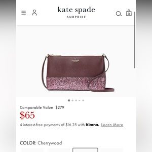 Kate Spade purse (like new - never used)